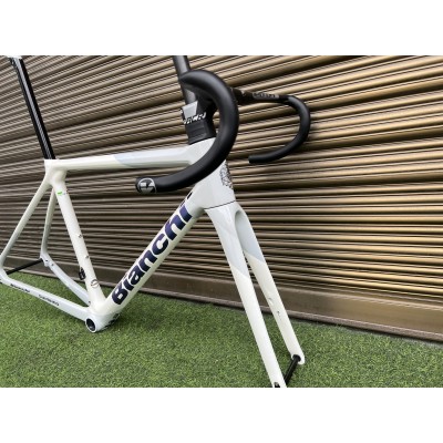 Bianchi Specialissima Carbon Fiber Road Bicycle Frame White-Bianchi Specialissima