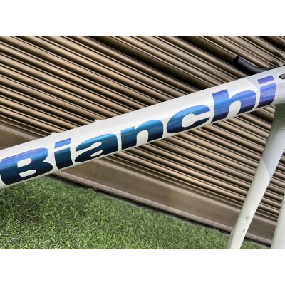 Bianchi Specialissima Carbon Fiber Road Bicycle Frame White-Bianchi Specialissima