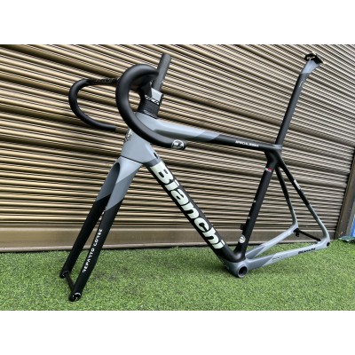 Bianchi Specialissima Carbon Fiber Road Bicycle Frame White-Bianchi Specialissima