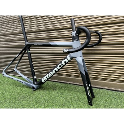 Bianchi Specialissima Carbon Fiber Road Bicycle Frame White-Bianchi Specialissima