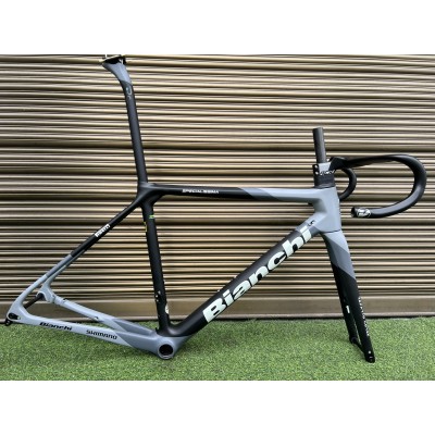 Bianchi Specialissima Carbon Fiber Road Bicycle Frame White-Bianchi Specialissima