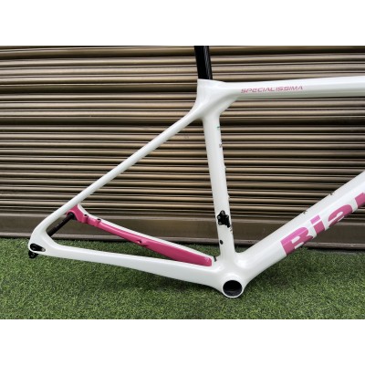 Bianchi Specialissima Carbon Fiber Road Bicycle Frame White-Bianchi Specialissima