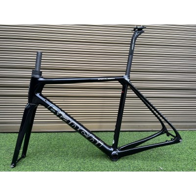 Bianchi Specialissima Carbon Fiber Road Bicycle Frame Black-Bianchi Specialissima