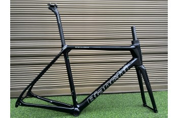 Bianchi Specialissima Carbonfaser-Rennradrahmen Schwarz