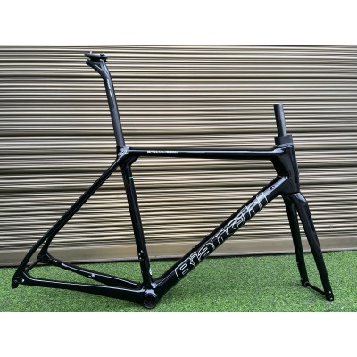 Bianchi Specialissima Carbon Fiber Road Bicycle Frame Black-Bianchi Specialissima