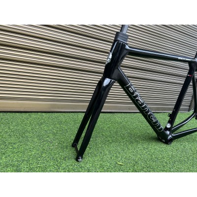 Bianchi Specialissima Carbon Fiber Road Bicycle Frame Black-Bianchi Specialissima