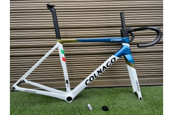 Colnago C68 Karbon Yol Bisikleti Çerçeve Mavi Beyaz