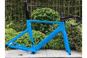Carbon Fiber Road Bike Bicycle Frame Canyon 2021 New Aeroad Disc Blue