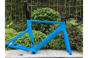 Carbon Fiber maanteeratta raam Canyon 2021 uus Aeroad Disc Blue