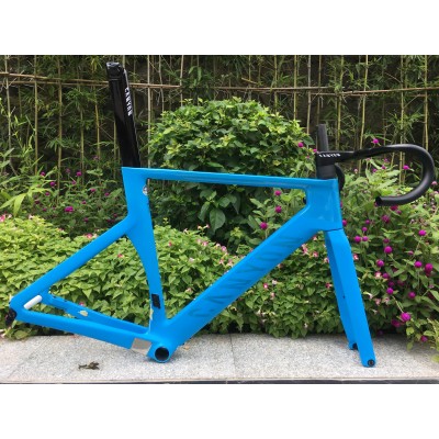 Carbon Fiber Road Bike Bicycle Frame Canyon 2021 New Aeroad Disc Blue-Canyon Aeroad 2021