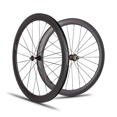 Колесо Clincher / Tubular Carbon Дорожные велосипедные колеса Многоцветный-Carbon Road Bicycle Wheels