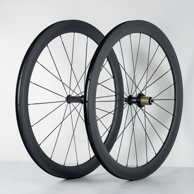 Clincher & Tubular Rims Carbon Road Bike Wheels Multicolor
