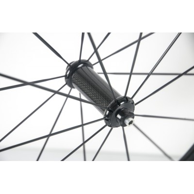 Колесо Clincher / Tubular Carbon Дорожные велосипедные колеса Многоцветный-Carbon Road Bicycle Wheels