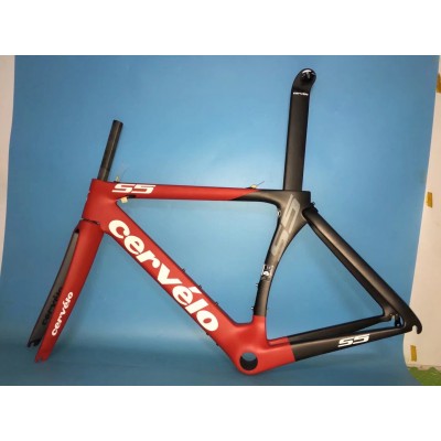 Cevelo S5 Carbon Road Bike Cykelram Vit-Cervelo Frame