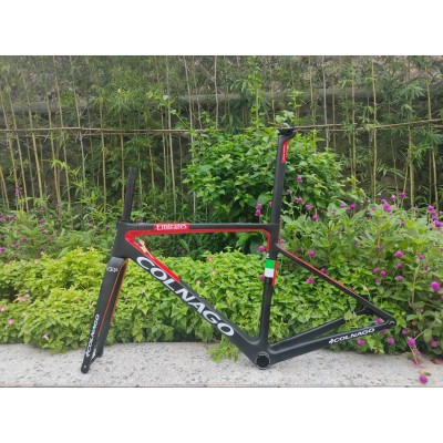 Colnago V3RS Carbon Frame Road Bicycle Red With Black-Colnago V3RS V-Brake & Disc Brake