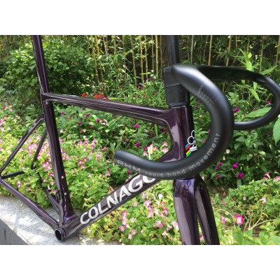 Colnago V3RS Carbon Frame Road Bicycle Chameleon Purple-Colnago V3RS V-Brake & Disc Brake