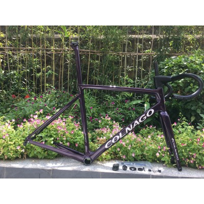 Colnago V3RS Carbon Frame Road Bicycle Chameleon Purple-Colnago V3RS V-Brake & Disc Brake