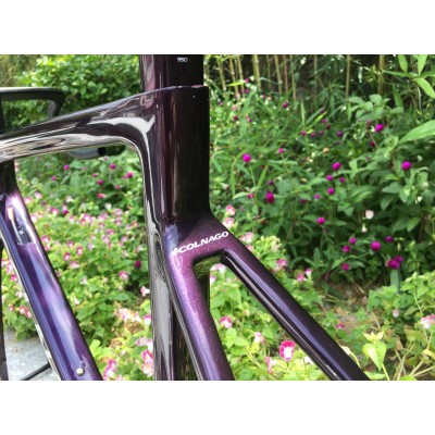 Colnago V3RS Carbon Frame Road Bicycle Chameleon Purple-Colnago V3RS V-Brake & Disc Brake