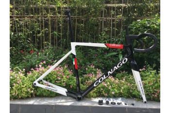 Colnago V3RS Carbon Frame Road Cykel Vit Med Svart