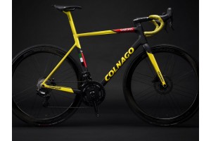 Silniční kolo Colnago V3RS s karbonovým rámem žluté s černou