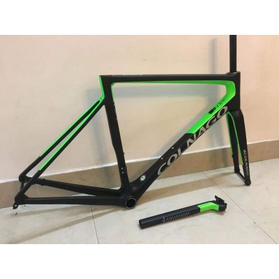 Colnago V3RS Carbon Frame Road Bicycle Green With Black-Colnago V3RS V-Brake & Disc Brake