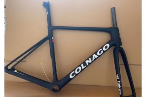 Quadro de bicicleta de estrada de fibra de carbono Colnago V4RS preto