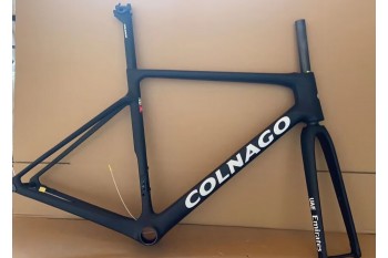 Cuadro de bicicleta de carretera Colnago V4RS de fibra de carbono negro