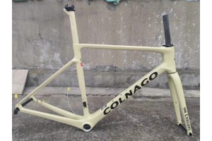 Colnago V4RS szénszálas országúti kerékpárváz bézs