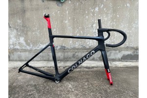 Telaio per bicicletta da strada Colnago V4RS in fibra di carbonio nero