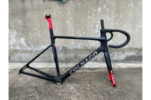 Рама шоссейного велосипеда Colnago V4RS из углеродного волокна, черная