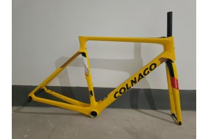 Colnago V4RS Carbon Fiber Road Bicycle Frame Yellow