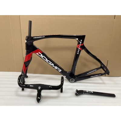 Pinarello DogMa F12 დისკის მხარდაჭერილი ნახშირბადის გზის ველოსიპედის ჩარჩო