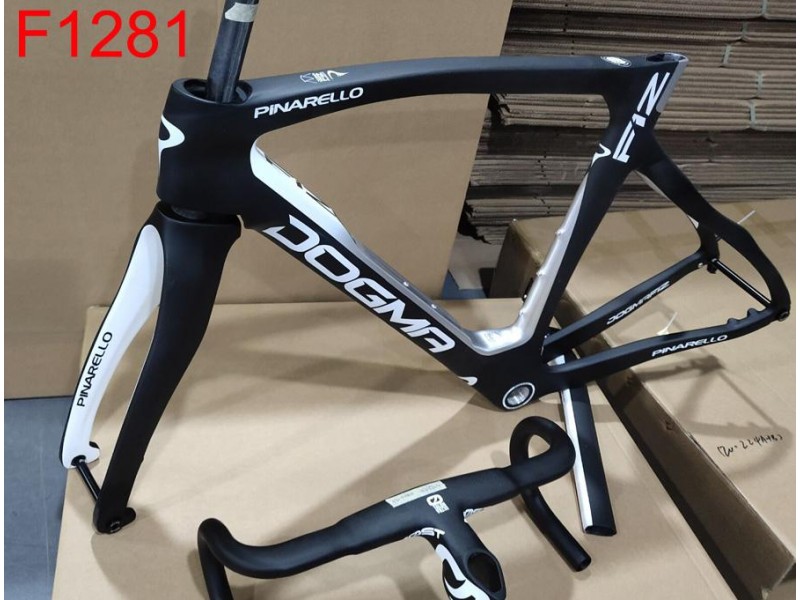 Pinarello DogMa F12 დისკის მხარდაჭერილი ნახშირბადის გზის ველოსიპედის ჩარჩო
