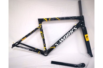 Carbon Fiber Road Bike Cykelram SL6 specialiserad V-broms & skivbroms