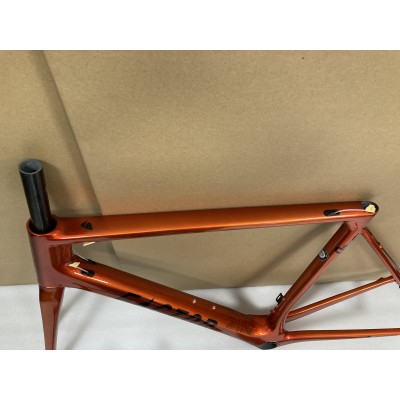 FACTOR O2 Carbon Road Bike Frame Orange-FATTORE frame V-Brake / Disco freno