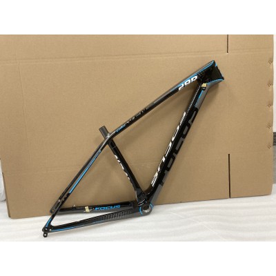 Cadre de vélo de montagne VTT VTT carbone bleu-Focus MTB Frame