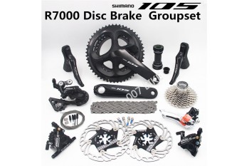 SHIMANO 105 R7000 Road Bicycle Oil Disc  Speed Groupset  A8000 Disc Brake Oil Brake