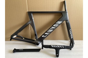 Carbon Fiber Road Bike Bicycle Frame Canyon 2021 New Aeroad Disc Chameleon Frame size: M Handlebar420mm*110mm BB86 Matte Finished-UD