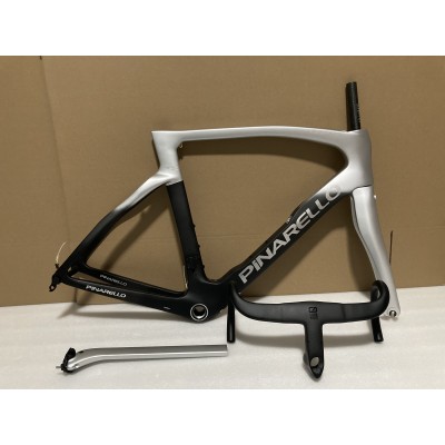 Pinarello DogMa F Carbon Road Bike Frame Silver With Black-Dogma F12 V-Brake