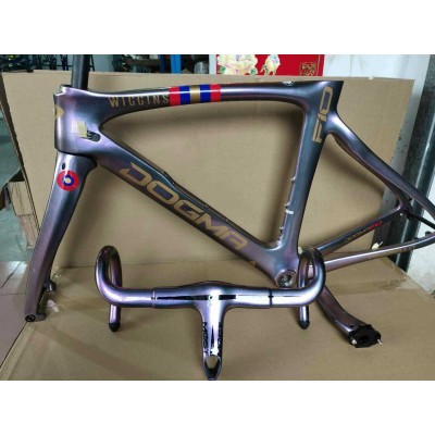 Pinarello DogMa F10 Carbon Road Bike Frame Yellow-Dogma F10 V Brake & Disc Brake