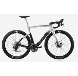 Carbon Road Bike Frame Silver With Black