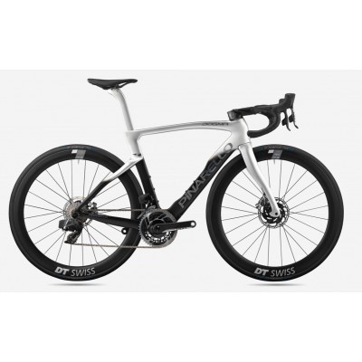 Carbon Road Bike Frame Silver With Black-Dogma F Disc Brake