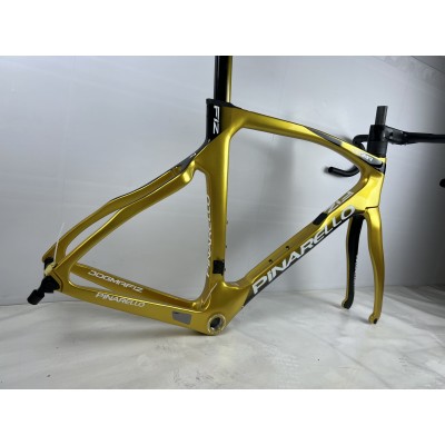 Pinarello DogMa F12 Carbon Road Bike Frame Rim Brake Golden-Dogma F12 V-Brake