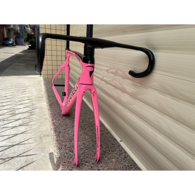 Pinarello DogMa F12 Carbon Road Bike Frame Rim Brake Pink-Dogma F12 V-Brake