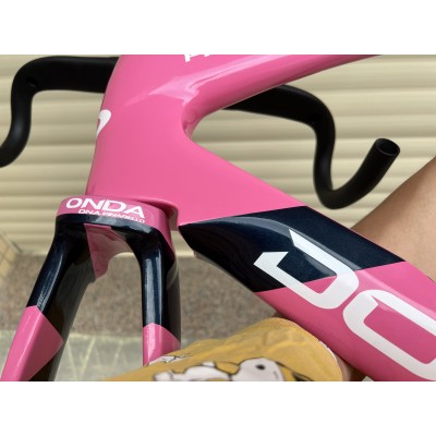 Pinarello DogMa F12 Carbon Road Bike Frame Rim Brake Pink-Dogma F12 V-Brake