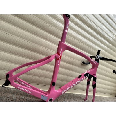 Pinarello DogMa F12 Carbon Road Bike Frame Rim Brake Pink-Dogma F12 V-Brake