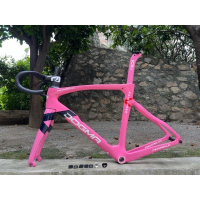 Pinarello DogMa F12 Carbon Road Bike Frame Rim Brake Pink-Dogma F12 V-Brake