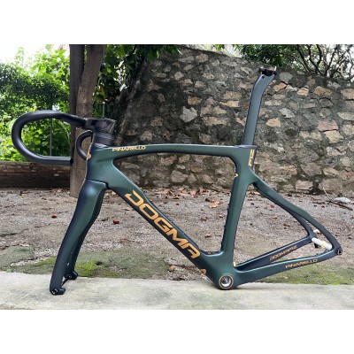 Pinarello DogMa F12 Carbon Road Bike Frame Rim Brake Blackish Green-Dogma F12 V-Brake