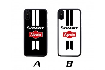 Équipe de vélo de route Tour de France entourant l'étui pour téléphone portable GIANT-Apexin team edition commémorative