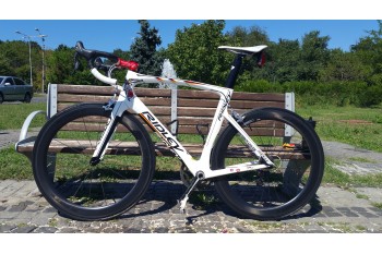 Telaio bici da corsa Ridley Carbon R6 bianco